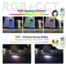 20x Świecąca Kostka Brukowa LedPave 12x12 RGB+CCT-142927