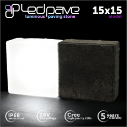 4x Świecąca Kostka Brukowa LedPave 15x15 RGB+CCT-143245